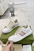 Женские кожаные кроссовки Gucci GG Screener