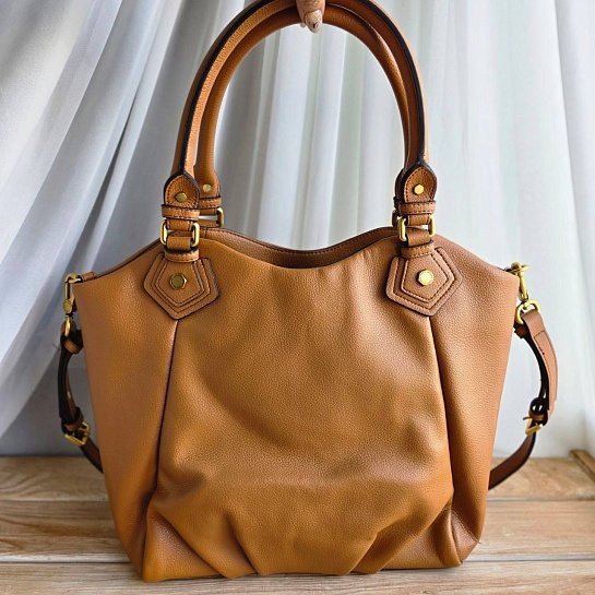 Женская сумка Marc Jacobs The Fran 43x28 см - Brown