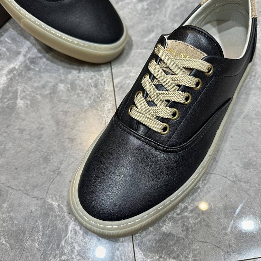 Кожаные кеды Brunello Cucinelli Sail low-top - Black   