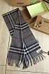 Шарф Burberry Check premium 168x30 см - Grey
