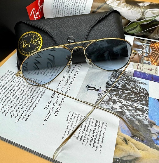 Солнцезащитные очки Ray-Ban Aviator Large Metal