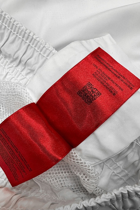 Мужские белые шорты Hugo Boss Dugo logo-embroidered