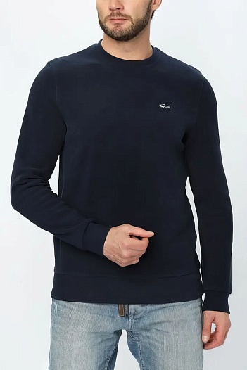 Мужской тёмно-синий свитшот Paul & Shark   