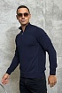 Мужская кофта Loro Piana zip neck - Navy
