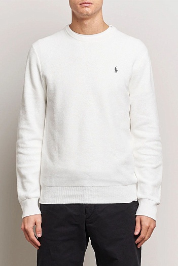 Мужской джемпер Polo Ralph Lauren pony-embroidered - White   