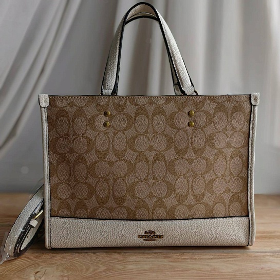 Женская сумка-тоут Coach Dempsey 29x22 см (3 расцветки)
