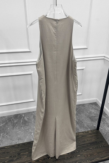 Женское платье серого цвета Max Mara   