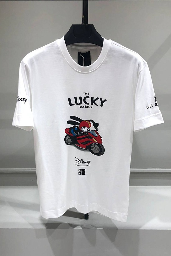 Белая футболка Givenchy x Disney Oswald The Rabbit