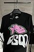 Чёрная футболка Dsquared2 Piranha graphic print