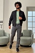 Мужская чёрная ветровка Loro Piana