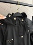 Женская нейлоновая ветровка Prada premium - Black