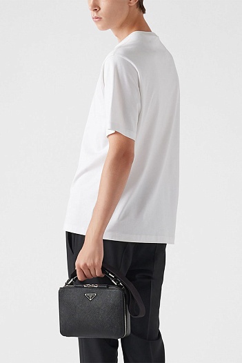 Футболка белого цвета Prada Milano   
