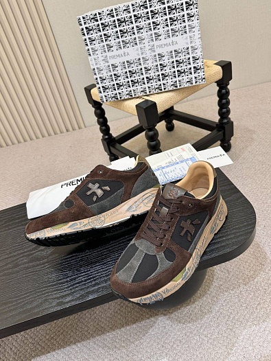 Мужские кроссовки Premiata Mase - Brown   