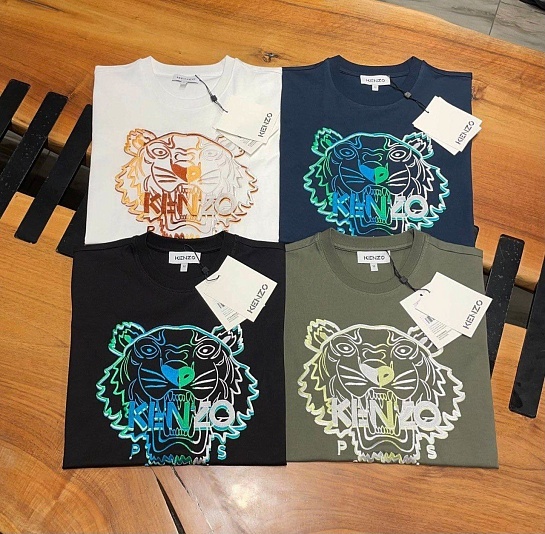 Мужская футболка Kenzo "Tiger" - White