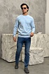 Мужской свитшот голубого цвета Tommy Hilfiger