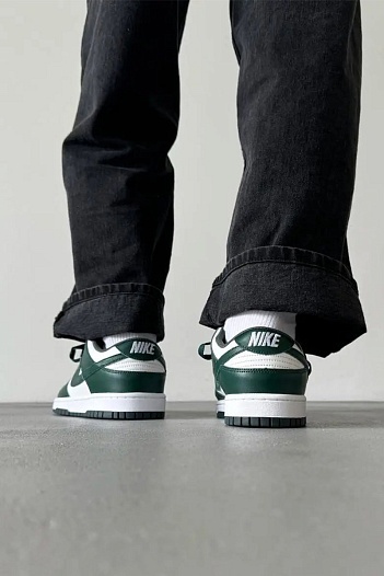 Кроссовки Nike Dunk Low - Green Michigan   