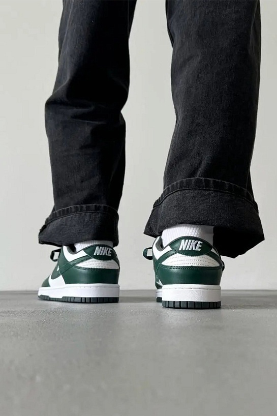 Кроссовки Nike Dunk Low - Green Michigan