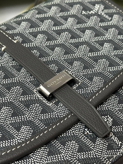 Кожаная сумка Goyard Belvedere Messenger PM premium 22x17x6 см   