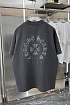 Серая оверсайз футболка Chrome Hearts Premium