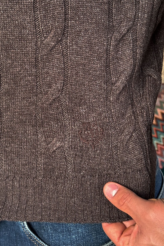 Мужской свитер Loro Piana premium - Brown