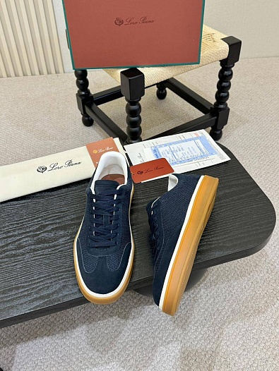 Мужские кроссовки Loro Piana Tennis Walk - Navy   