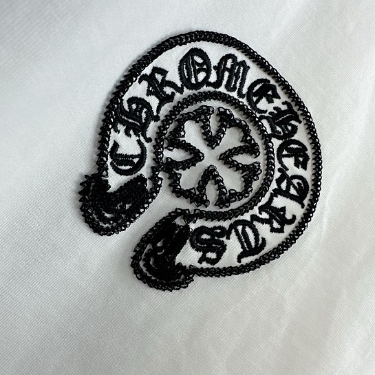 Белая оверсайз футболка Chrome Hearts Premium