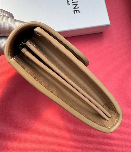 Портмоне Celine Tromphe Premium 19x10x3 см - Beige