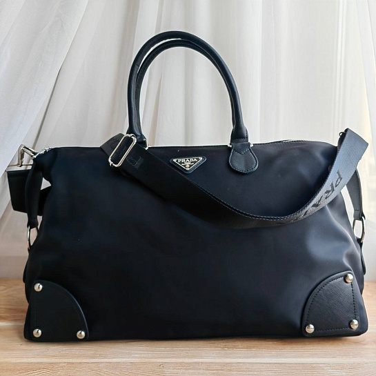 Дорожная сумка Prada logo-plaque 45x26 см