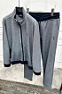 Мужской костюм Trussardi embroidered logo - Grey