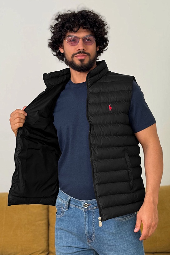 Мужской жилет чёрного цвета Polo Ralph Lauren