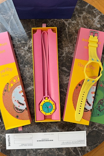 Часы Audemars Piguet × Swatch Royal Pop premium    