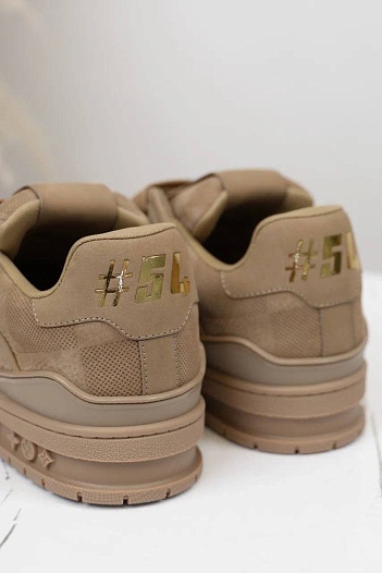 Мужские кроссовки Louis Vuitton Trainer - Beige   