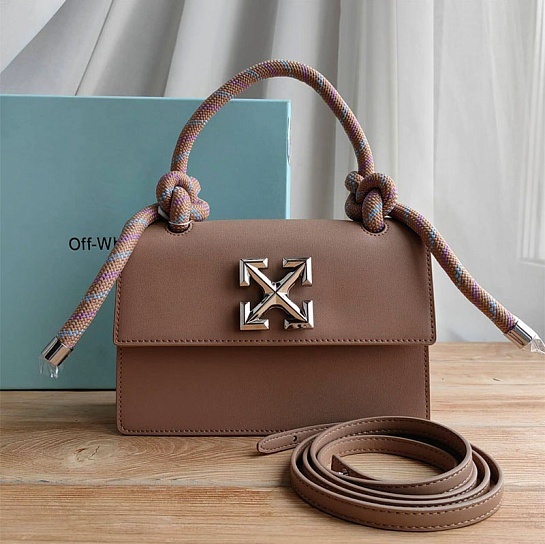 Женская кожаная сумка Off-White 1.4 Jitney 21.5x15 см (4 расцветки)