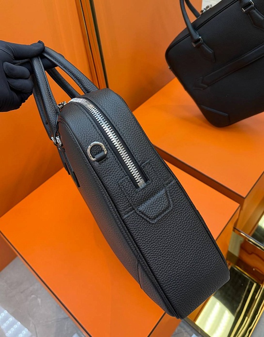 Кожаная сумка Montblanc Meisterstuck premium 37.5x27x8 см