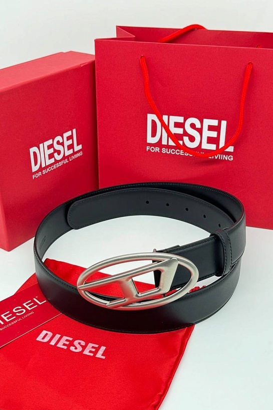 Кожаный ремень Diesel (ширина 3.8 см, длина 100 / 105 см)