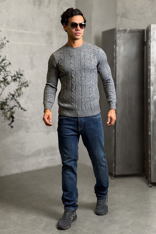 Мужской свитер Loro Piana premium - Dark Grey