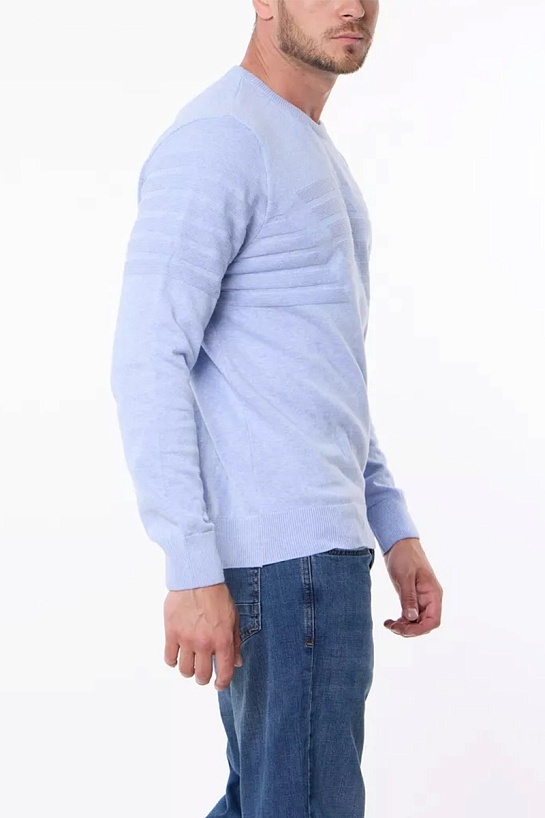 Мужской голубой джемпер Emporio Armani