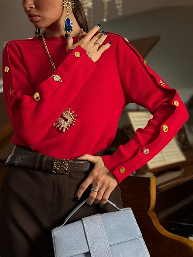 Женский свитер Schiaparelli Premium - Red   