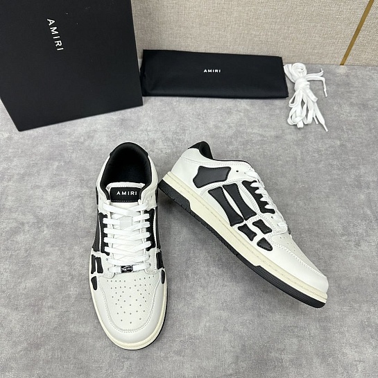 Кожаные кроссовки Amiri Skel Top Low