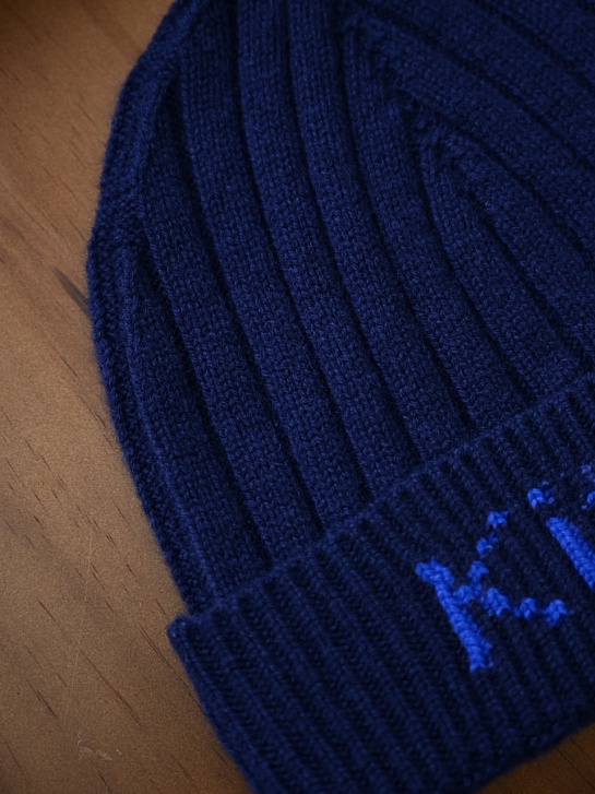 Кашемировая шапка Kiton premium - Royal Blue