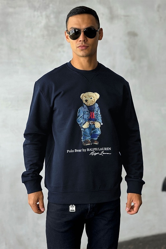 Тёмно-синий свитшот Роlо Ralрh Lаurеn "Bear"