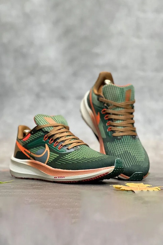 Кроссовки Nike Air Zoom Pegasus - Green / Orange