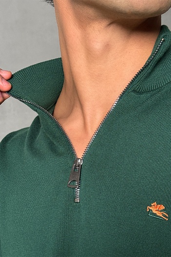 Мужская кофта Etro zip-up - Green   