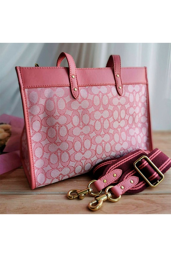 Женская сумка Coach Field Tote 30x22 см (3 расцветки)