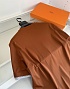 Мужская коричневая футболка Hermes premium