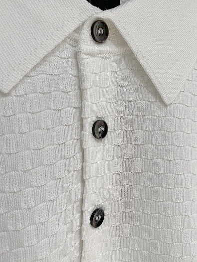 Мужское белое поло Kiton premium   