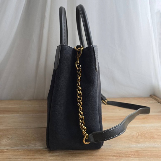 Замшевая сумка Yves Saint Laurent 39x23 см