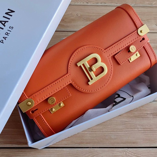 Женская сумка Balmain B-Buzz 25x12 см - Orange   