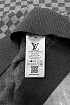 Мужская кофта серого цвета Louis Vuitton Damier embossed logo