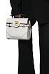 Женская кожаная сумка Balmain B-Buzz 23x21x11 см - White